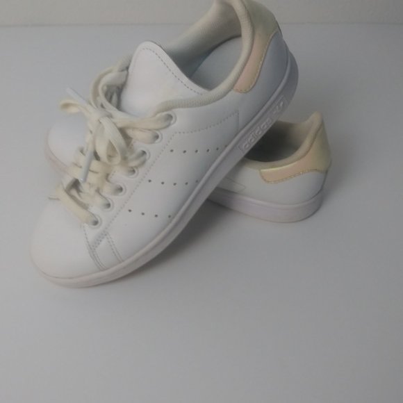 Adidas Stan Smith White Easy Yellow Pearl Rare 8494 Size W 6.5 With Box Like New - Picture 3 of 8
